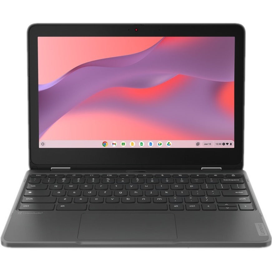 Lenovo 300e Yoga Chromebook Gen 4 82W20004US 11.6" Touchscreen Convertible 2 in 1 Chromebook - HD - Octa-core (ARM Cortex A76 + Cortex A55) - 8 GB - 64 GB Flash Memory - English Keyboard - Graphite Gray 82W20004US