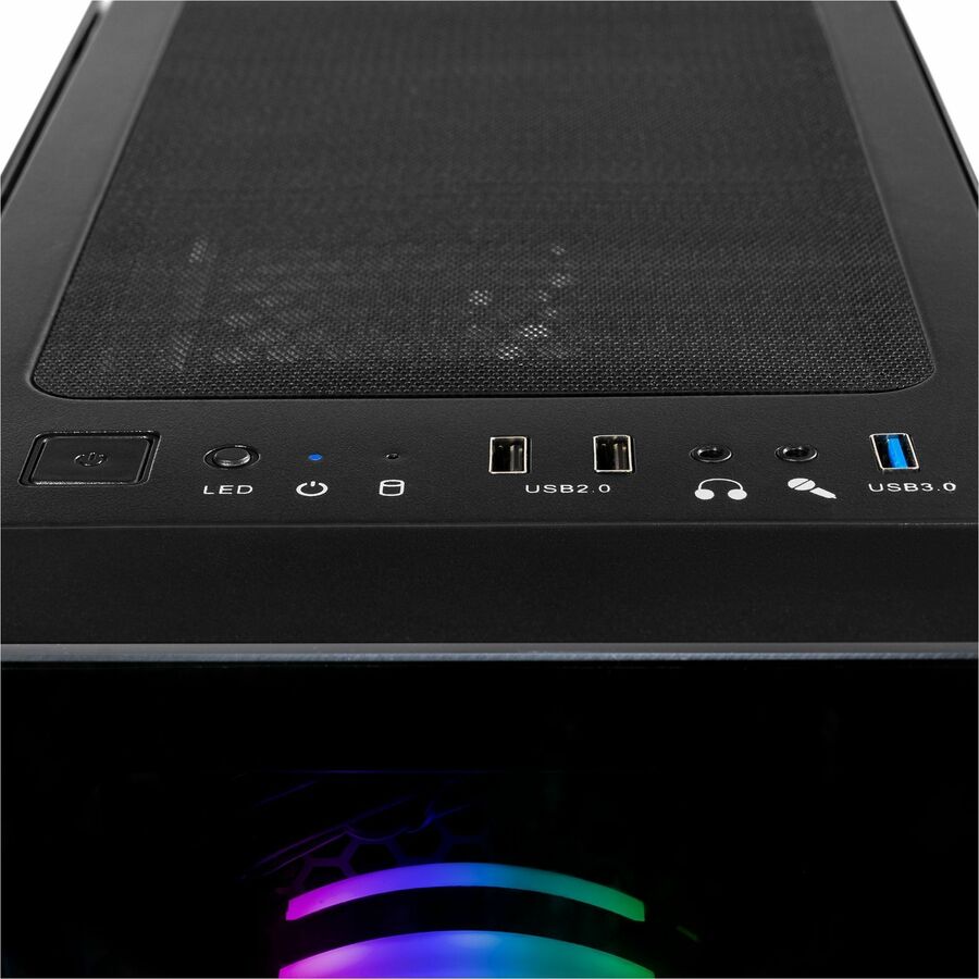 CLX SET TGMSETRXM2501BM Gaming Desktop Computer - AMD Ryzen 7 5700G - 16 GB - 1 TB SSD - Mini-tower - Black TGMSETRXM2501BM