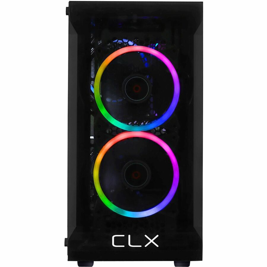 CLX SET TGMSETRXM2501BM Gaming Desktop Computer - AMD Ryzen 7 5700G - 16 GB - 1 TB SSD - Mini-tower - Black TGMSETRXM2501BM