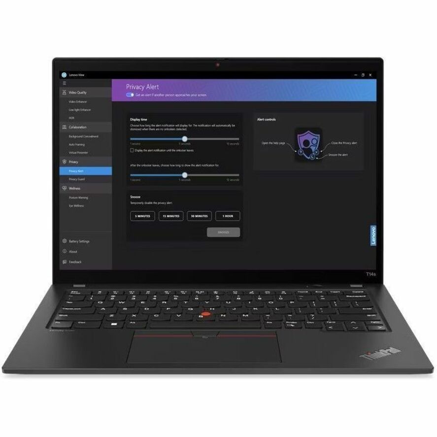 Lenovo ThinkPad T14s Gen 4 21F8004KUS 14" Notebook - WUXGA - AMD Ryzen 5 PRO 7540U - 16 GB - 256 GB SSD - English Keyboard - Deep Black 21F8004KUS