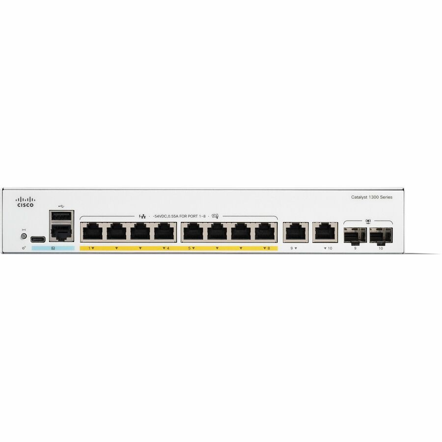 Cisco Catalyst C1300-8P-E-2G Ethernet Switch C1300-8P-E-2G