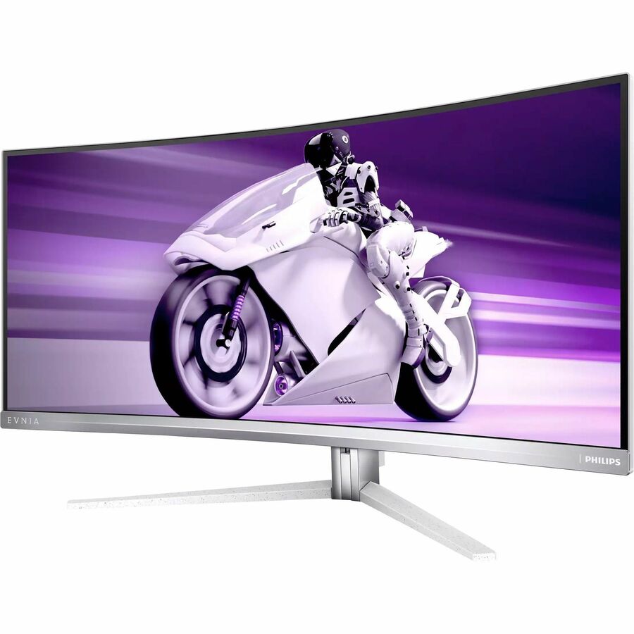 Philips 34M2C8600 34" Class UW-QHD Curved Screen Gaming OLED Monitor - 21:9 - Textured White 34M2C8600