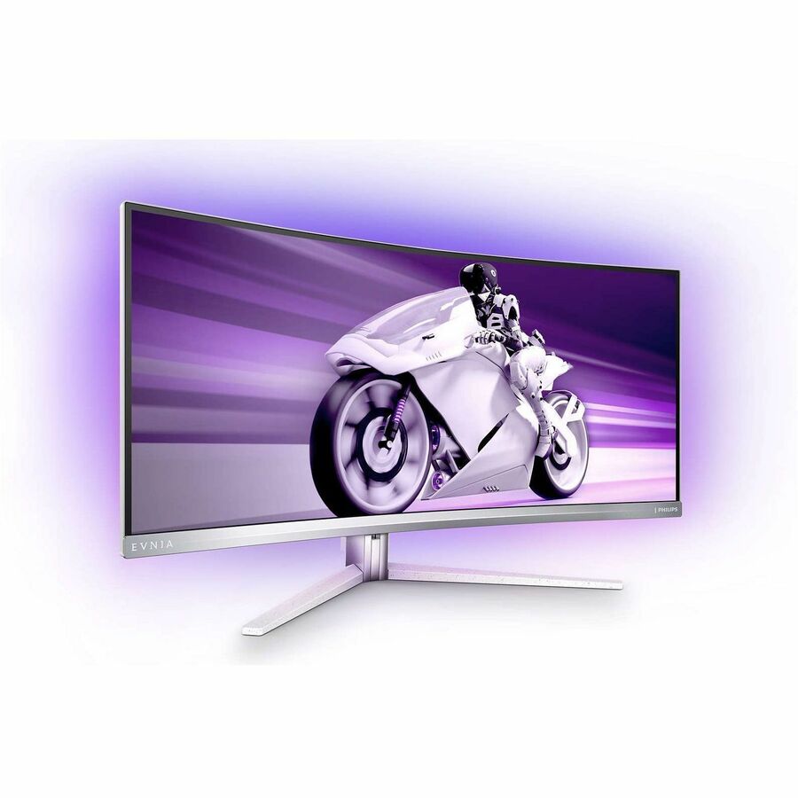 Philips 34M2C8600 34" Class UW-QHD Curved Screen Gaming OLED Monitor - 21:9 - Textured White 34M2C8600