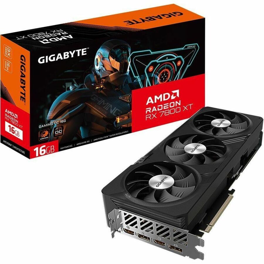 Gigabyte AMD Radeon RX 7800 XT Graphic Card - 16 GB GDDR6 GV-R78XTGAMING-OC-16GD