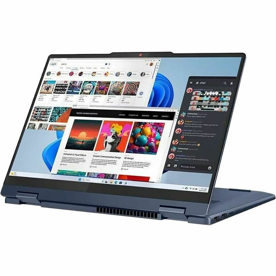Lenovo IdeaPad 5 14IRU9 83DT000MUS 14" Touchscreen Convertible 2 in 1 Notebook - WUXGA - Intel Core 5 120U - 8 GB - 256 GB SSD - English (US) Keyboard - Cosmic Blue 83DT000MUS