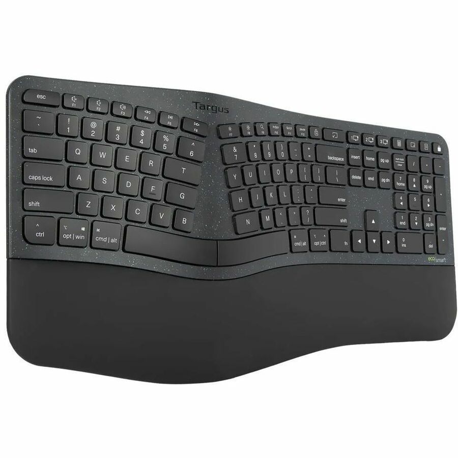 Targus EcoSmart Ergonomic Keyboard and ErgoFlip Mouse Combo AKM624USZ