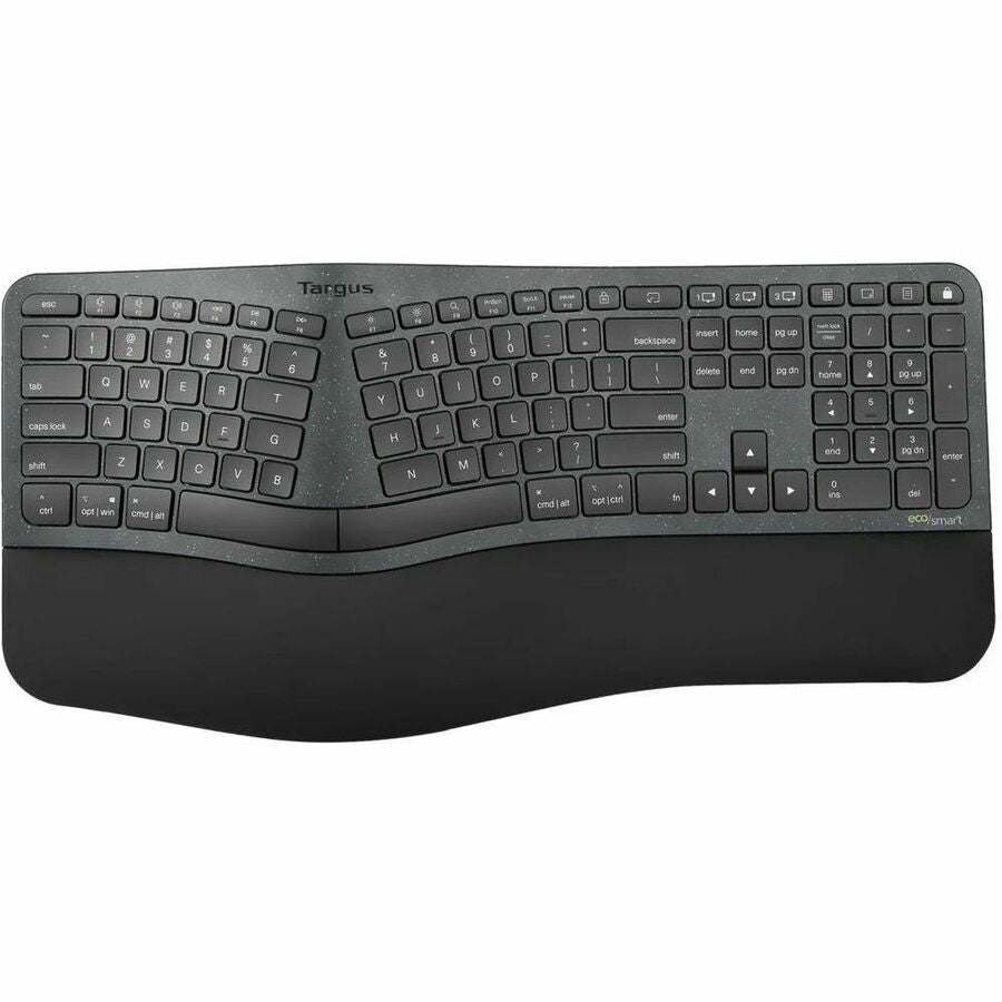 Targus EcoSmart Ergonomic Keyboard and ErgoFlip Mouse Combo AKM624USZ