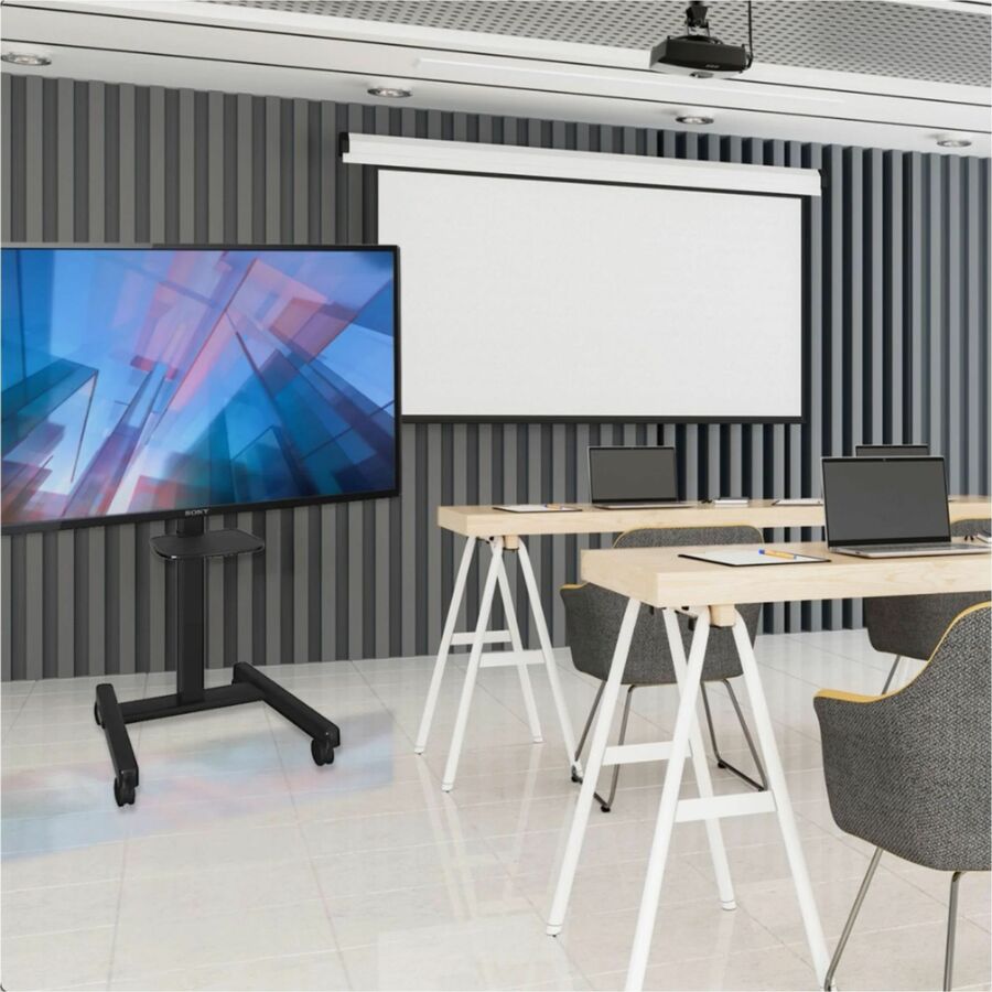 Chief Fit Interactive Mobile Cart - For Displays 55-86" - Black RFCUB