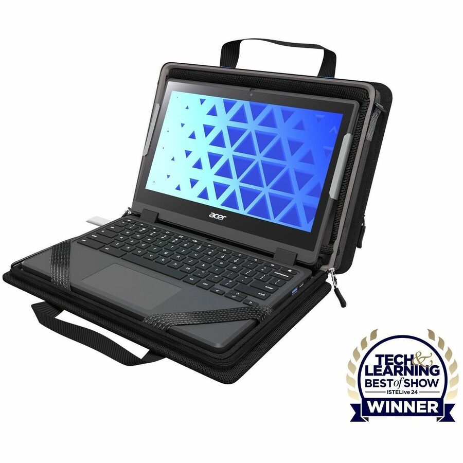 MAXCases Work-In Carrying Case for 11" to 14" Chromebook - Black MCEB5P11BLK