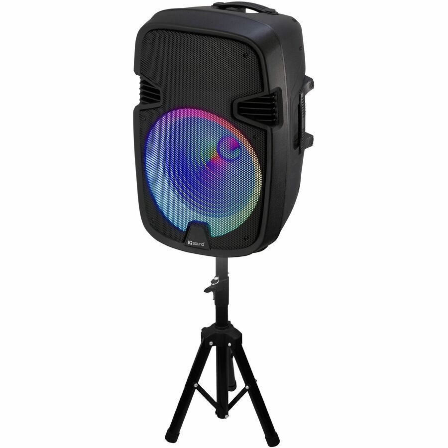 IQ Sound IQ-5715DJBT Portable Bluetooth Speaker System - Black IQ-5715DJBT