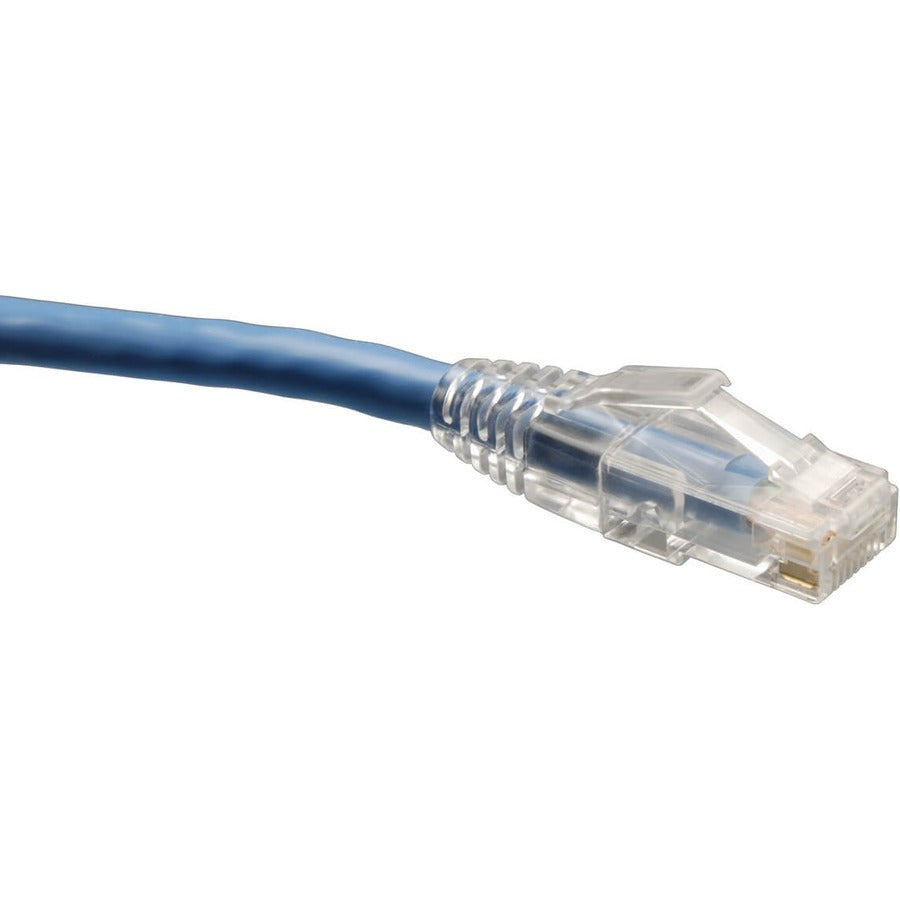 Eaton Tripp Lite Series Cat6 Gigabit Solid Conductor Snagless UTP Ethernet Cable (RJ45 M/M), PoE, Blue, 75 ft. (22.86 m) N202-075-BL