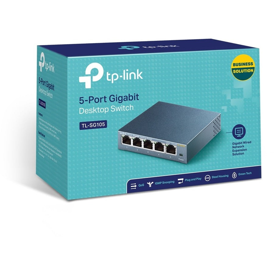 TP-LINK TL-SG105 - 5 Port Gigabit Unmanaged Ethernet Network Switch TL-SG105