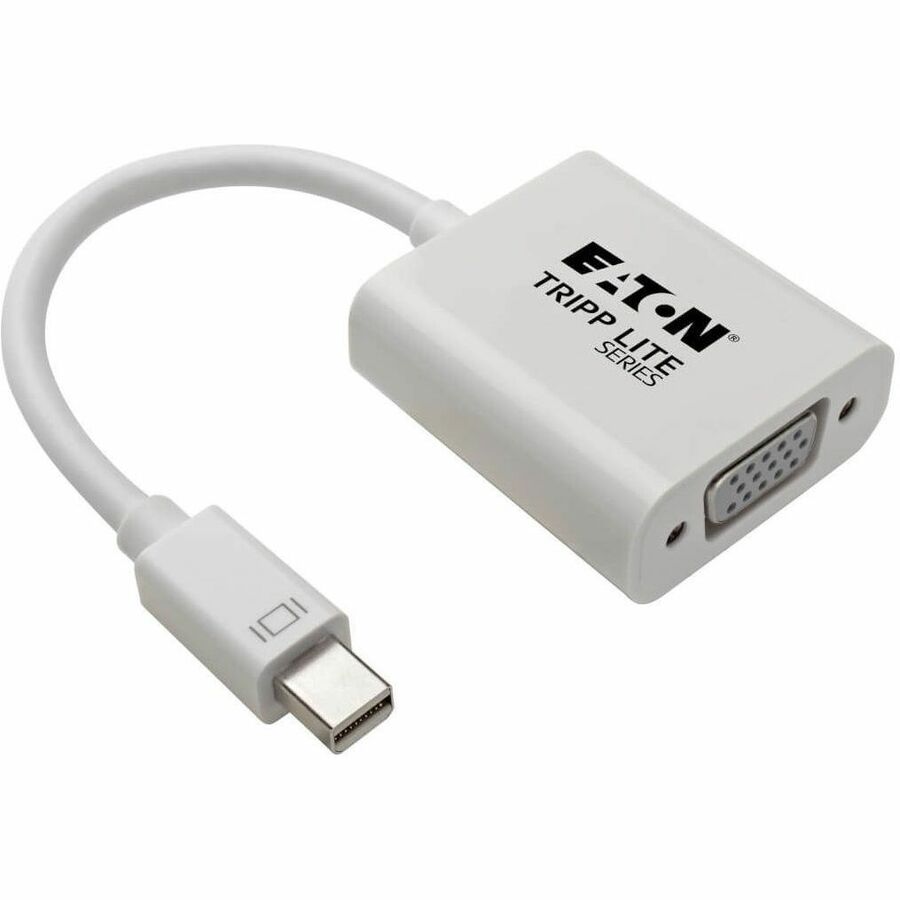 Eaton Tripp Lite Series Keyspan Mini DisplayPort to Active VGA Adapter, Video Converter (M/F), White, 6-in. (15.24 cm), TAA P137-06N-VGA