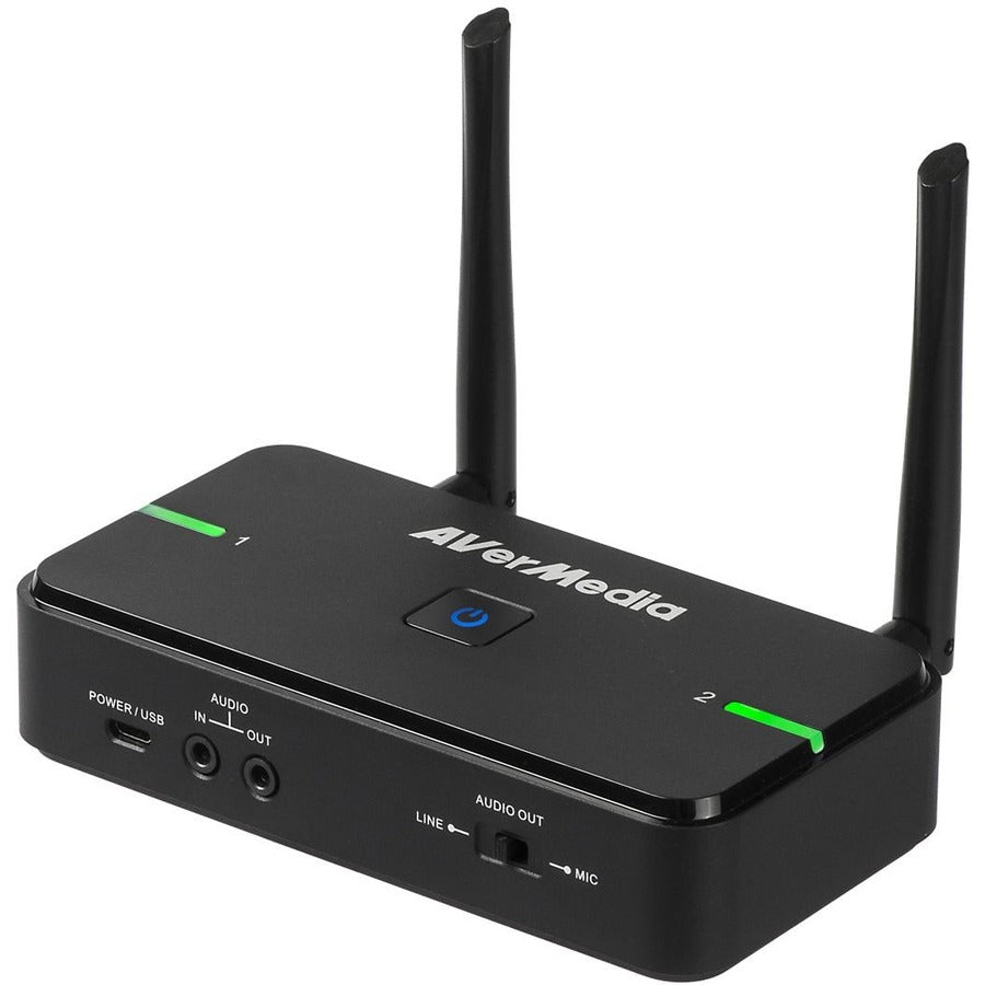 AVerMedia Wireless Microphone and Receiver. TAA and NDAA Compliant AW315S
