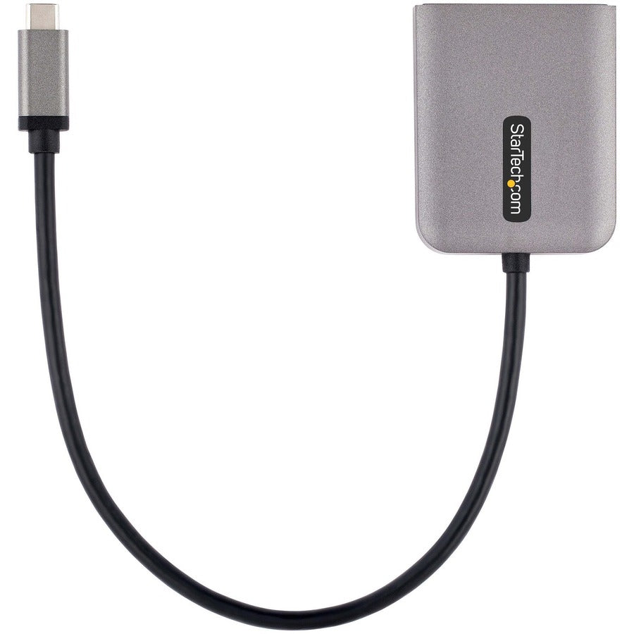 StarTech.com USB-C to Dual DisplayPort 1.4 Adapter, USB Type-C Multi-Monitor MST Hub, Dual 5K 60Hz DP Display Extender / Splitter, Windows MST14CD122DP