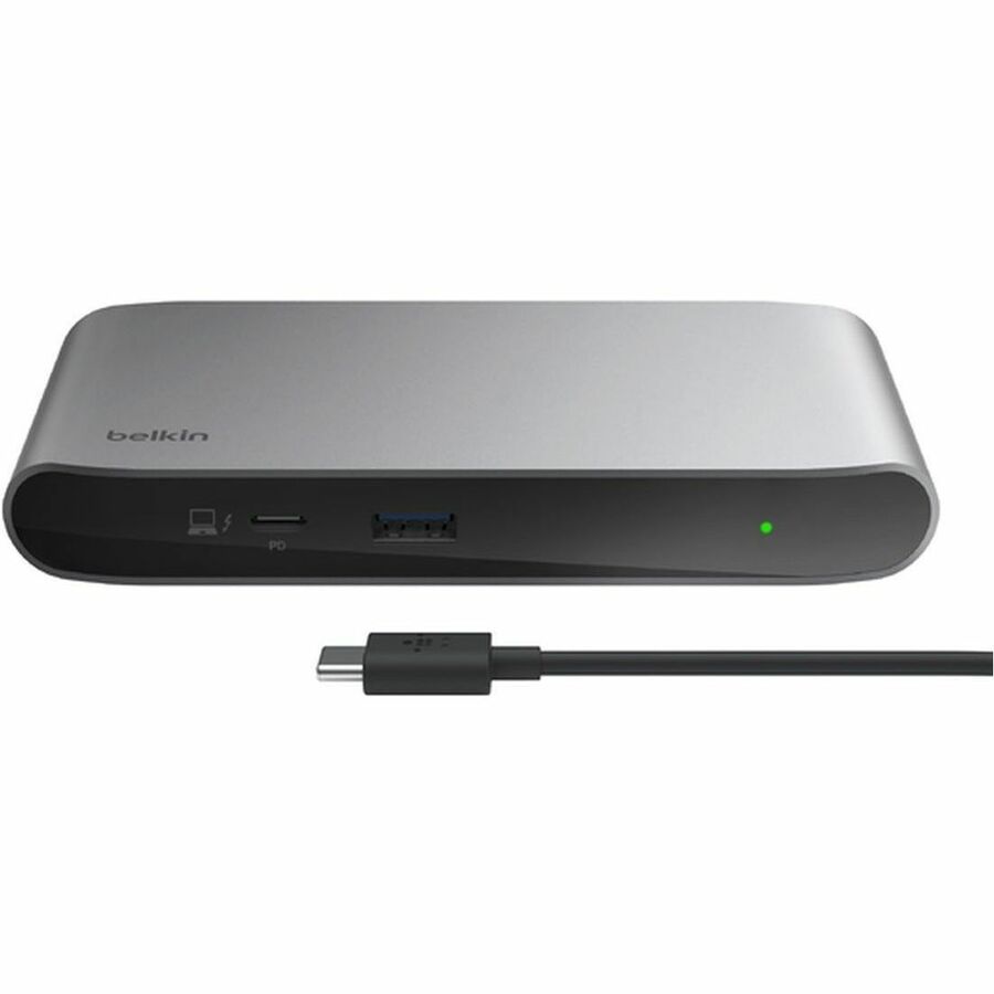 Belkin Thunderbolt 4 5-in-1 Multiport Core Hub - USB 4 - 40 Gbps - 96W - 4xTB4 USB-C, 1xUSB-A - Docking Station - Grey INC013TTSGY