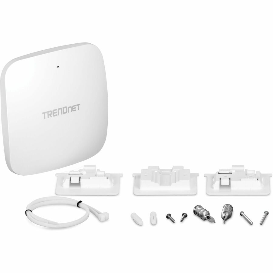 TRENDnet TEW-923DAP Dual Band IEEE 802.11 a/b/g/n/ac/ax 2.91 Gbit/s Wireless Access Point - Indoor - TAA Compliant TEW-923DAP
