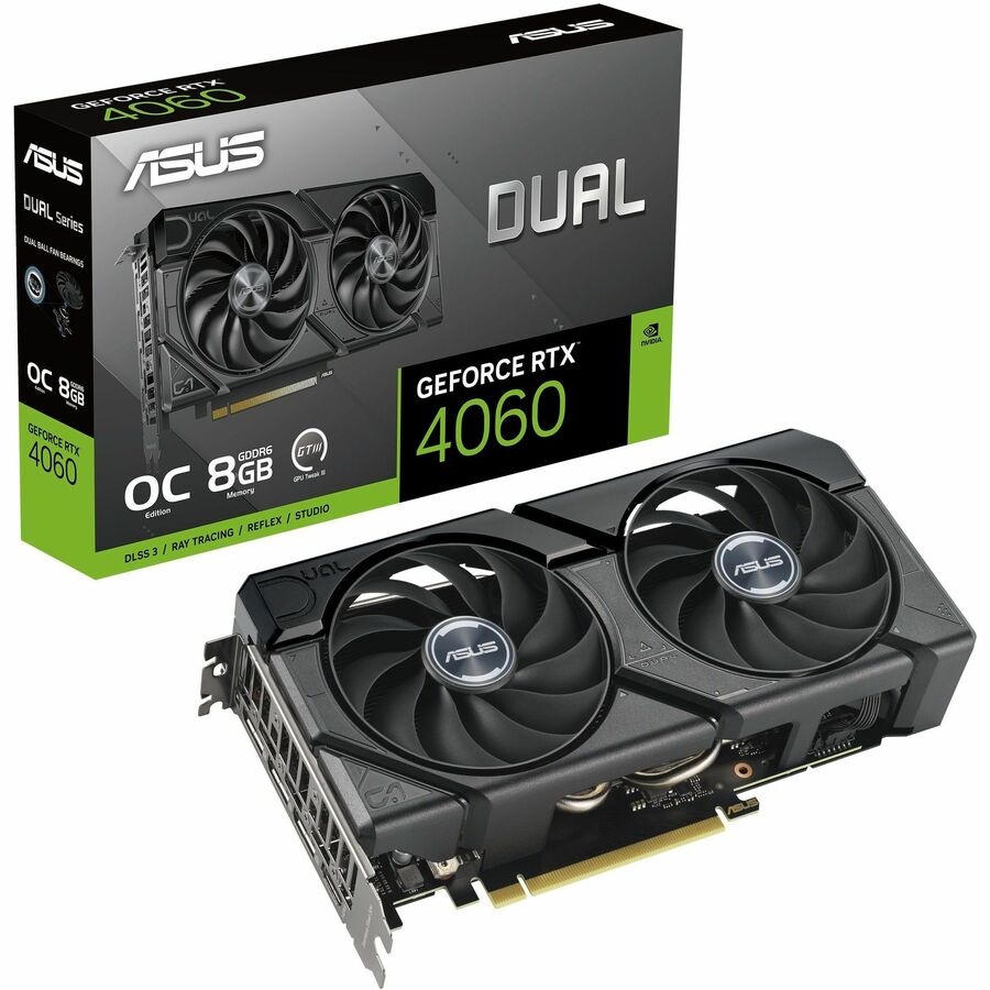 Asus NVIDIA GeForce RTX 4060 Graphic Card - 8 GB GDDR6 DUAL-RTX4060-O8G-EVO