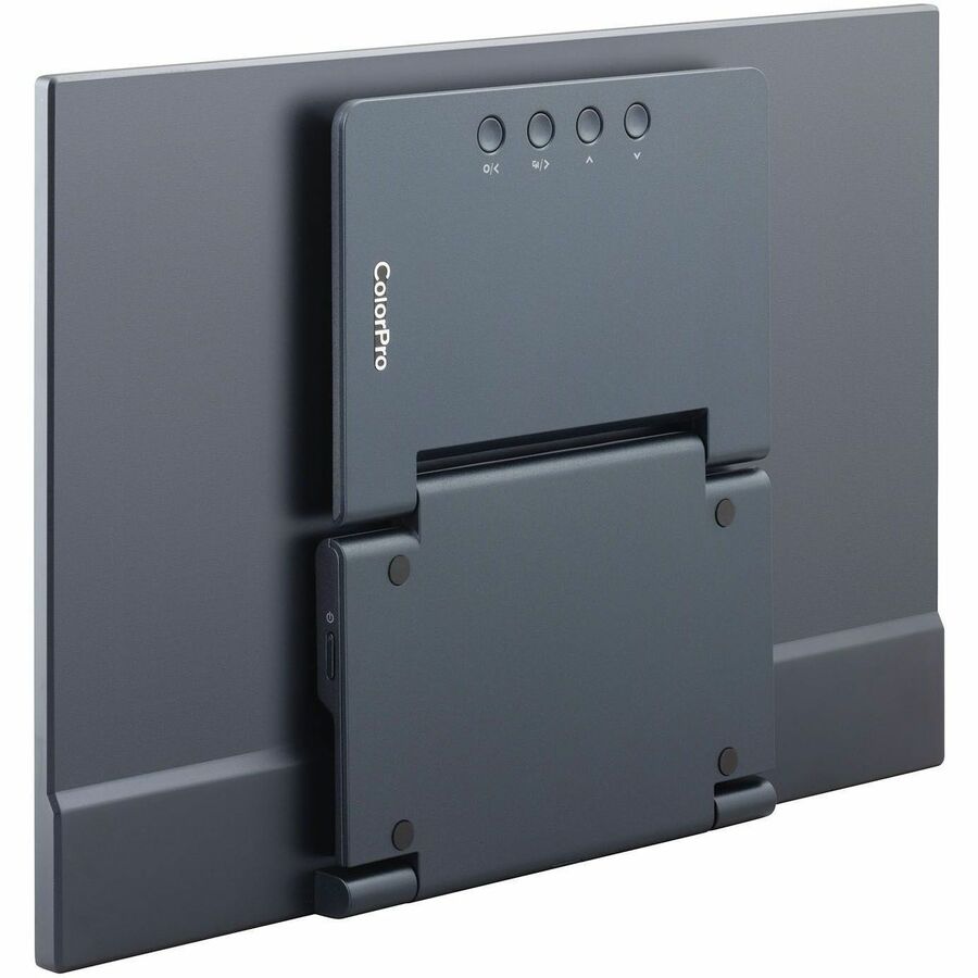 ViewSonic VP1656 15.6 Inch 1080p IPS Portable Monitor with 2 Way Powered 40W USB C, Pantone Validated, Factory Calibrated, Built in Ergonomic Stand with Protective Cover VP1656