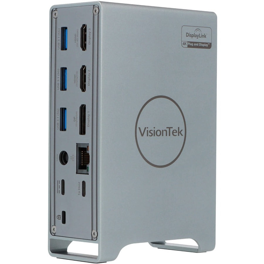 VisionTek VT7100 Triple Display 4K USB-C Docking Station with 100W Power Delivery 901499