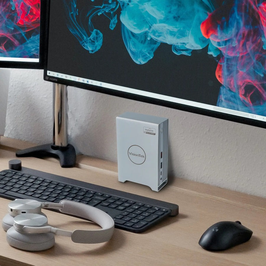 VisionTek VT7100 Triple Display 4K USB-C Docking Station with 100W Power Delivery 901499