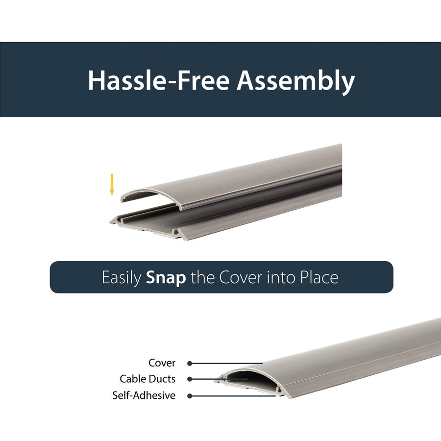 StarTech.com Floor Cable Duct with Guard - 2in wide - 6 ft RD50_2