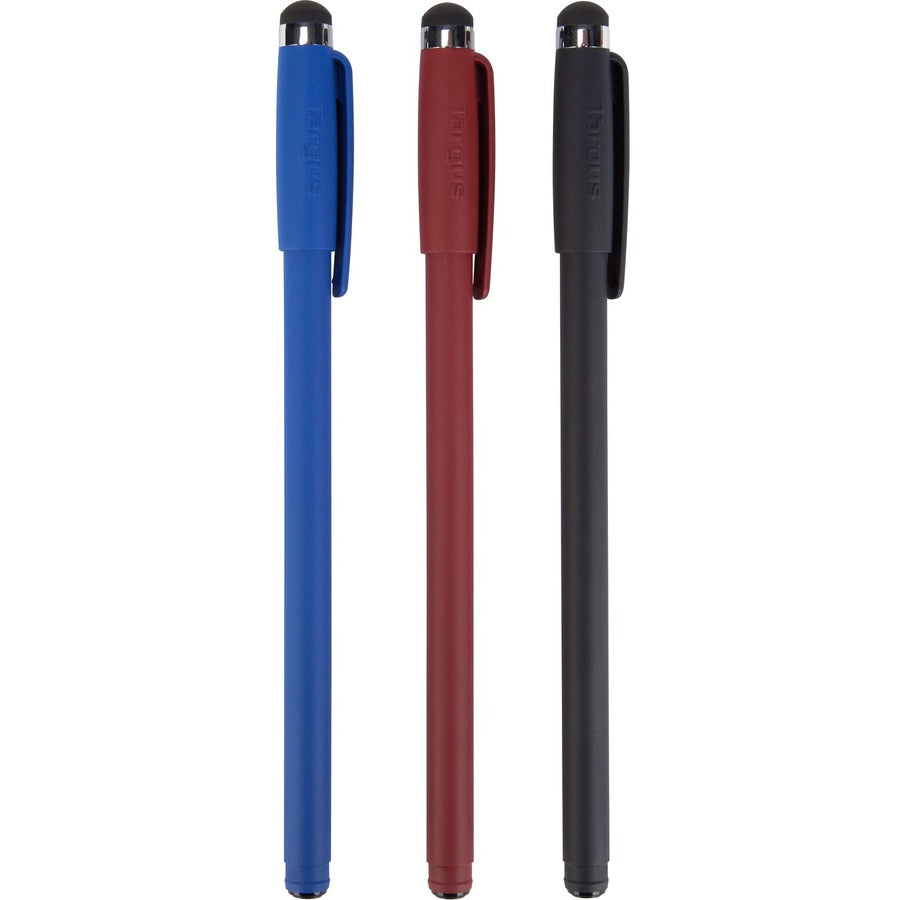 Targus Antimicrobial Stylus & Pen (3 Pack) AMM0601TBUS