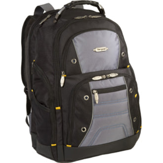 Targus Drifter II TSB239US Carrying Case Rugged (Backpack) for 17" Notebook - Black/Gray - TAA Compliant TSB239US