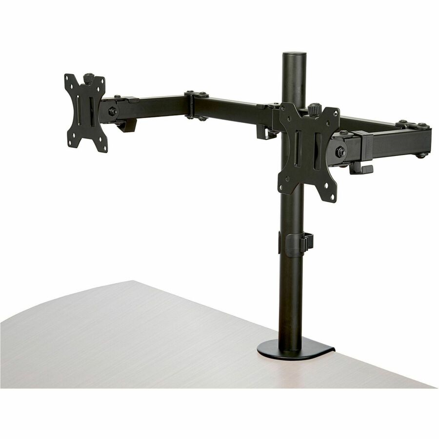 StarTech.com Desk Mount Dual Monitor Arm - Ergonomic VESA Compatible Mount for up to 32 inch Display - Desk Clamp / Grommet - Articulating ARMDUAL2