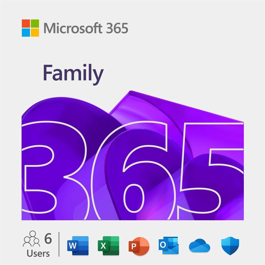 Microsoft 365 Family - Subscription - 30 Device, 6 User - 1 Year EP2-32327