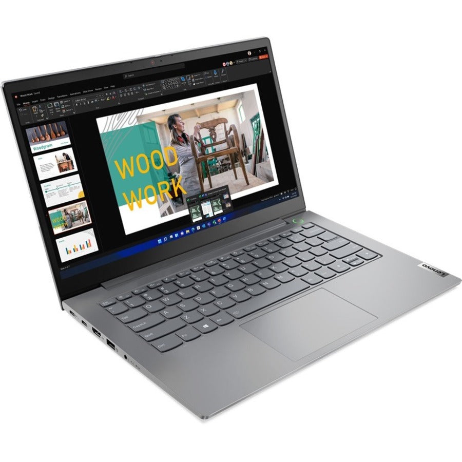 Lenovo ThinkBook 14 G4 IAP 21DH000RUS 14" Notebook - Full HD - 1920 x 1080 - Intel Core i5 12th Gen i5-1235U Deca-core (10 Core) 1.30 GHz - 8 GB Total RAM - 8 GB On-board Memory - 256 GB SSD - Mineral Gray 21DH000RUS