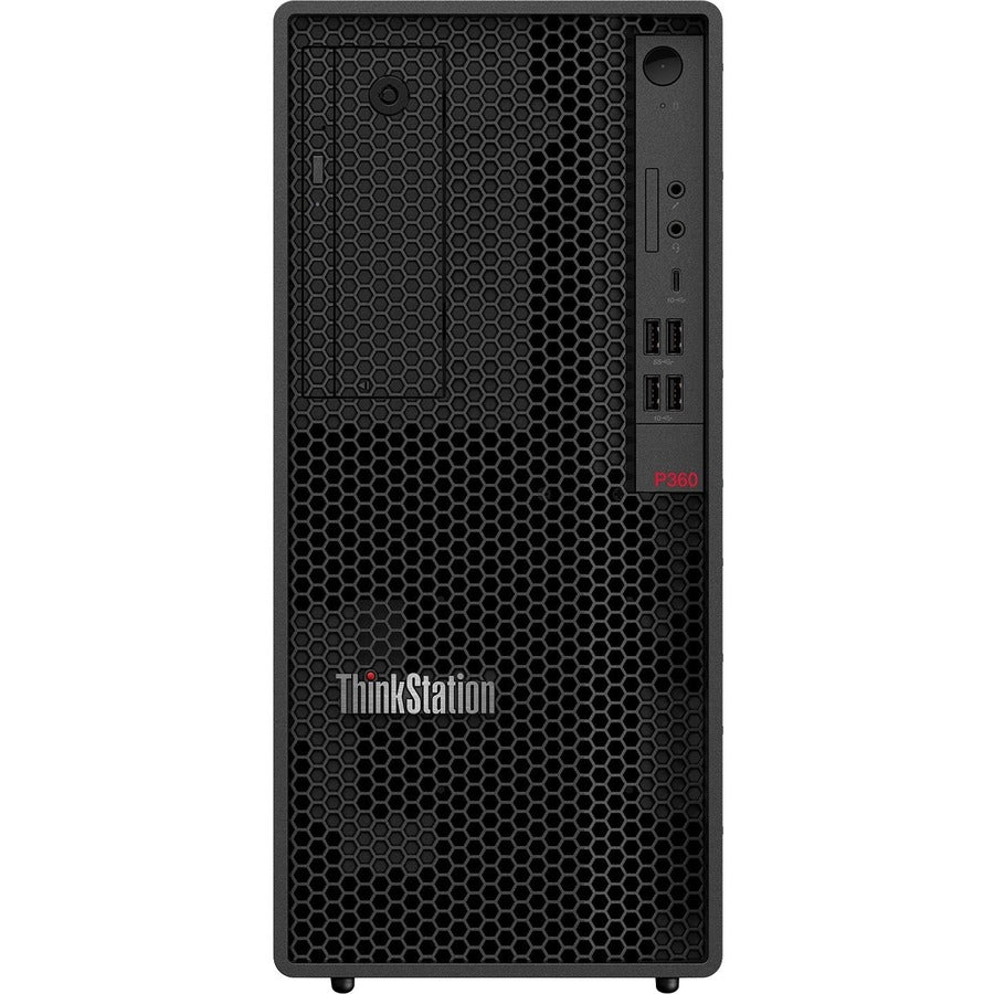 Lenovo ThinkStation P360 30FM0015US Workstation - 1 x Intel Core i7 Dodeca-core (12 Core) i7-12700 12th Gen 2.10 GHz - 32 GB DDR5 SDRAM RAM - 1 TB SSD - Tower 30FM0015US