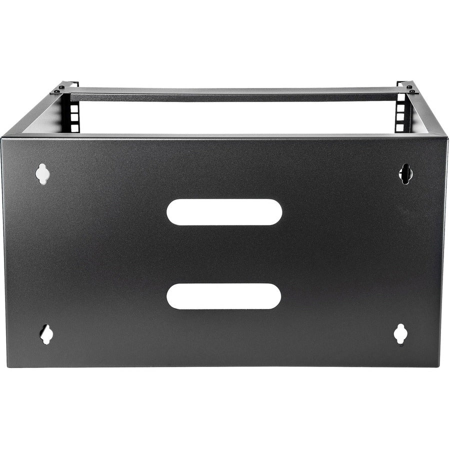 StarTech.com 6U Wall Mount Rack, 14in Deep, 19 inch Wall Mount Network Rack, Wall Mounting Patch Panel Bracket for Switch/IT Equipment WALLMOUNT6