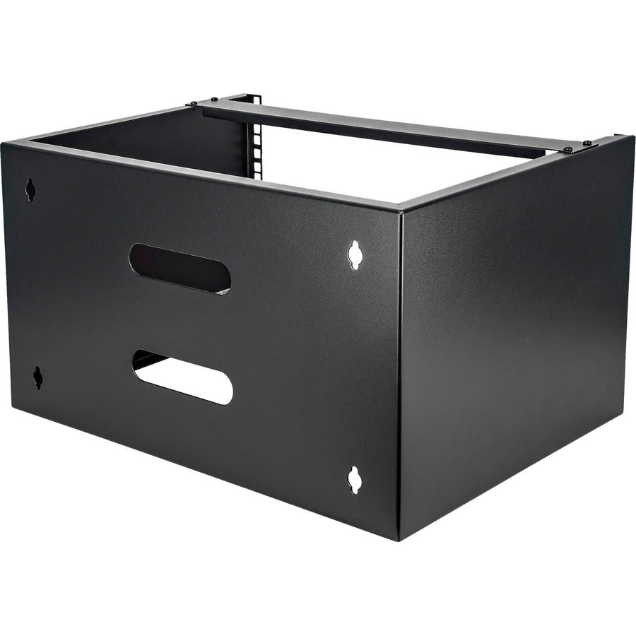StarTech.com 6U Wall Mount Rack, 14in Deep, 19 inch Wall Mount Network Rack, Wall Mounting Patch Panel Bracket for Switch/IT Equipment WALLMOUNT6