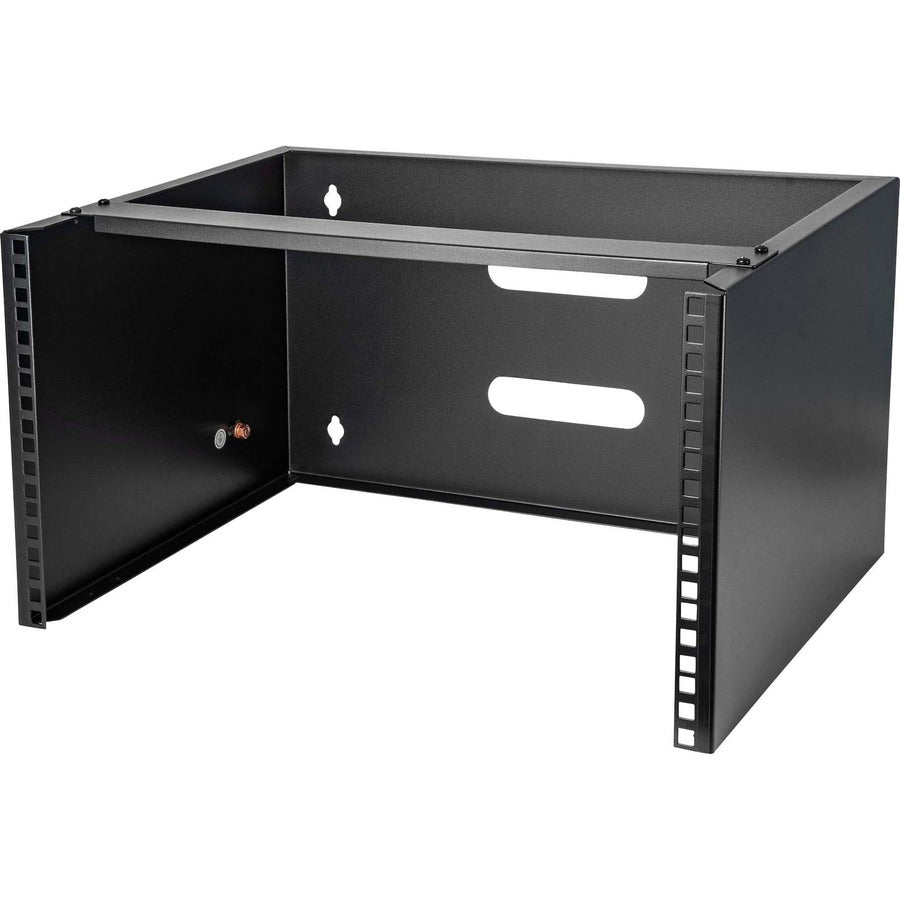 StarTech.com 6U Wall Mount Rack, 14in Deep, 19 inch Wall Mount Network Rack, Wall Mounting Patch Panel Bracket for Switch/IT Equipment WALLMOUNT6