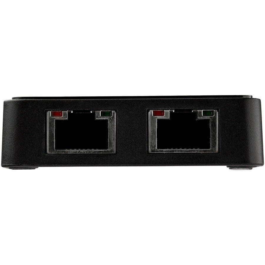 StarTech.com USB 3.0 to Dual Port Gigabit Ethernet Adapter NIC w/ USB Port USB32000SPT