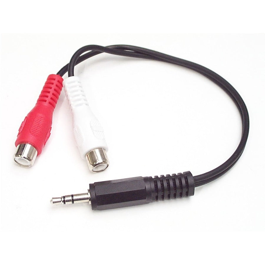 StarTech.com 6in Stereo Audio Cable - 3.5mm Male to 2x RCA Female MUMFRCA