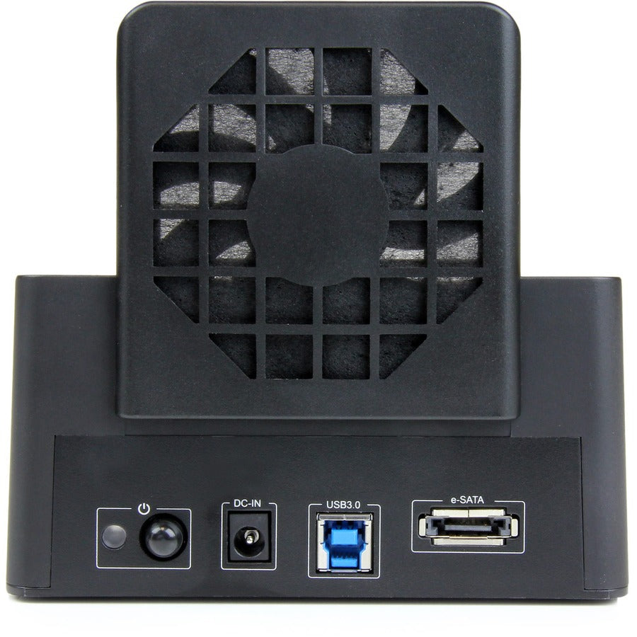 StarTech.com External docking station for 2.5in or 3.5in SATA III hard drives &acirc;&euro;" eSATA or USB 3.0 with UASP SDOCKU33EF