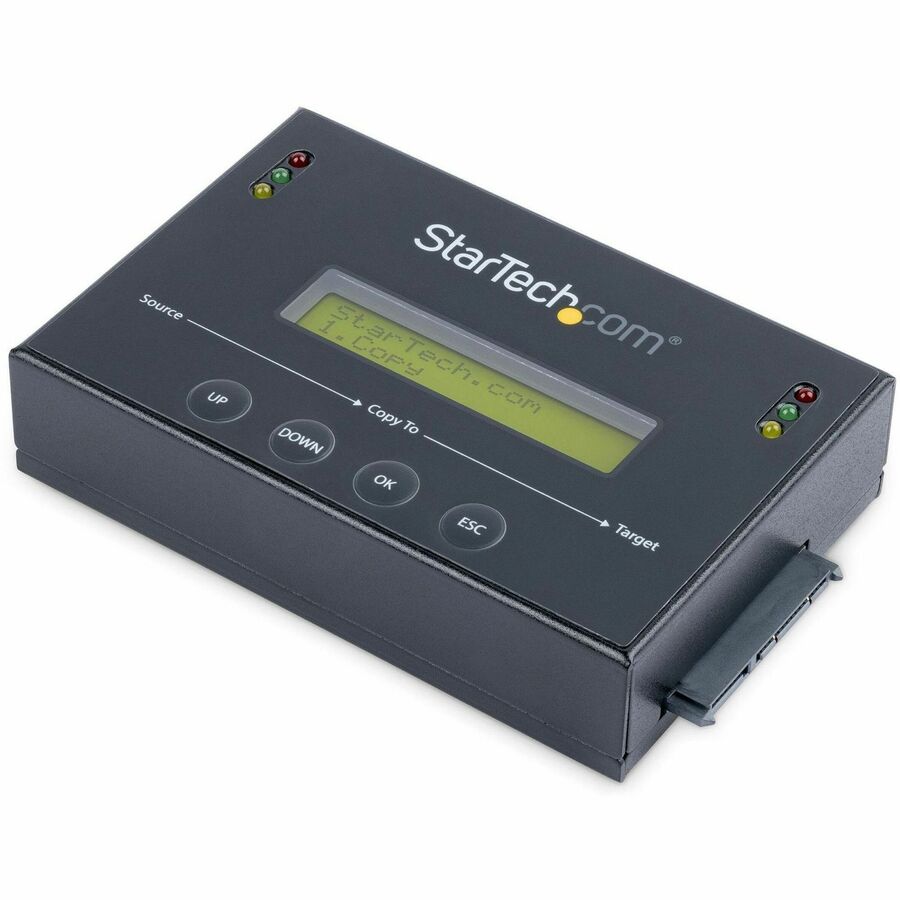 StarTech.com 1:1 Standalone Hard Drive Duplicator with Disk Image Library Manager for Backup & Restore, HDD/SSD Cloner SATDUP11IMG