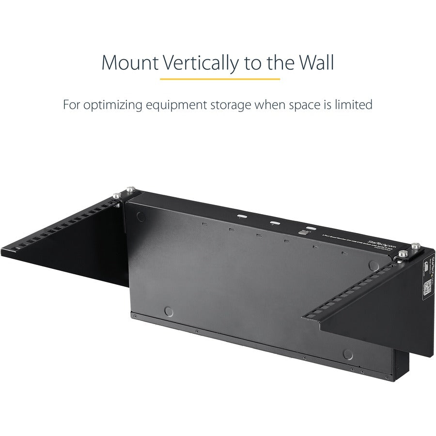 StarTech.com 6U 19-Inch Steel Vertical Rack and Wallmountable Server Rack RK619WALLV