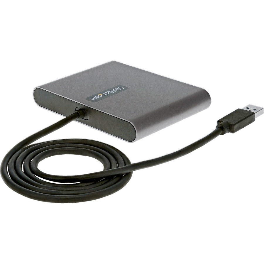 StarTech.com USB 3.0 to 4 HDMI Adapter, External Graphics Card, 1080p, USB Type-A to Quad HDMI Monitor Display Adapter/Converter, Windows USB32HD4