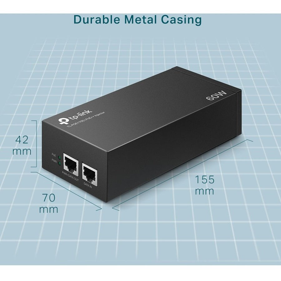 TP-Link TL-PoE170S - 802.3at/af/bt Gigabit PoE Injector TL-POE170S