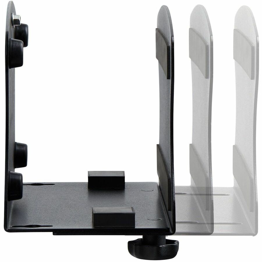 StarTech.com PC Wall Mount Bracket, For Desktop Computers Up To 40lb, Toolless Width Adjustment 1.9-7.8in (50-200mm), CPU Tower/Case Shelf 2NS-CPU-WALL-MOUNT