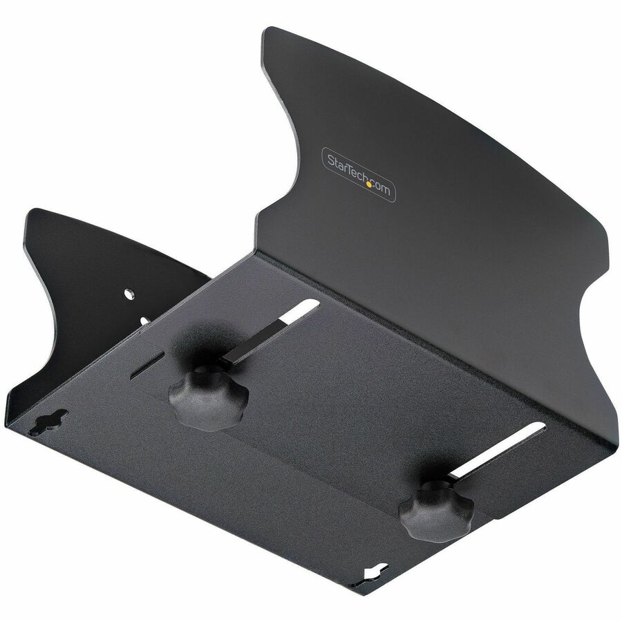 StarTech.com PC Wall Mount Bracket, For Desktop Computers Up To 40lb, Toolless Width Adjustment 1.9-7.8in (50-200mm), CPU Tower/Case Shelf 2NS-CPU-WALL-MOUNT