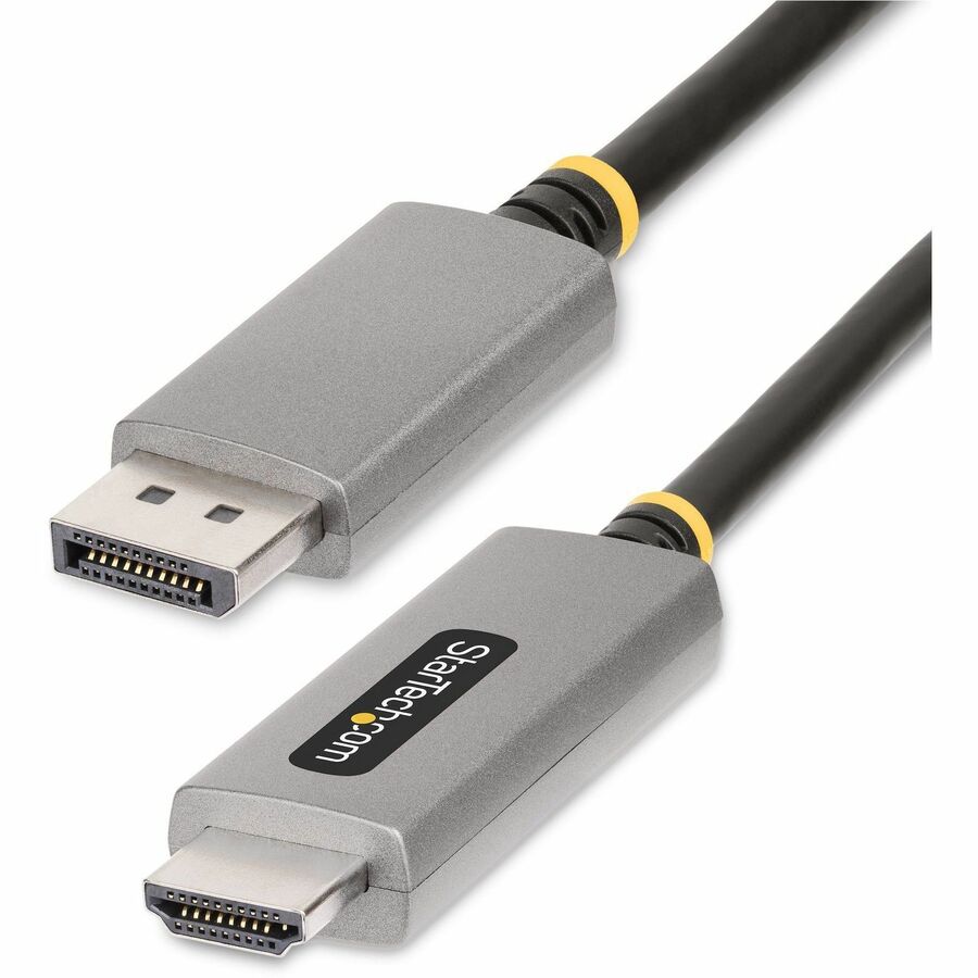StarTech.com 6ft (2m) DisplayPort to HDMI Adapter Cable, 8K 60Hz, 4K 144Hz, HDR10, DP 1.4 to HDMI 2.1 Active Video Converter 133DISPLAYPORTHDMI21