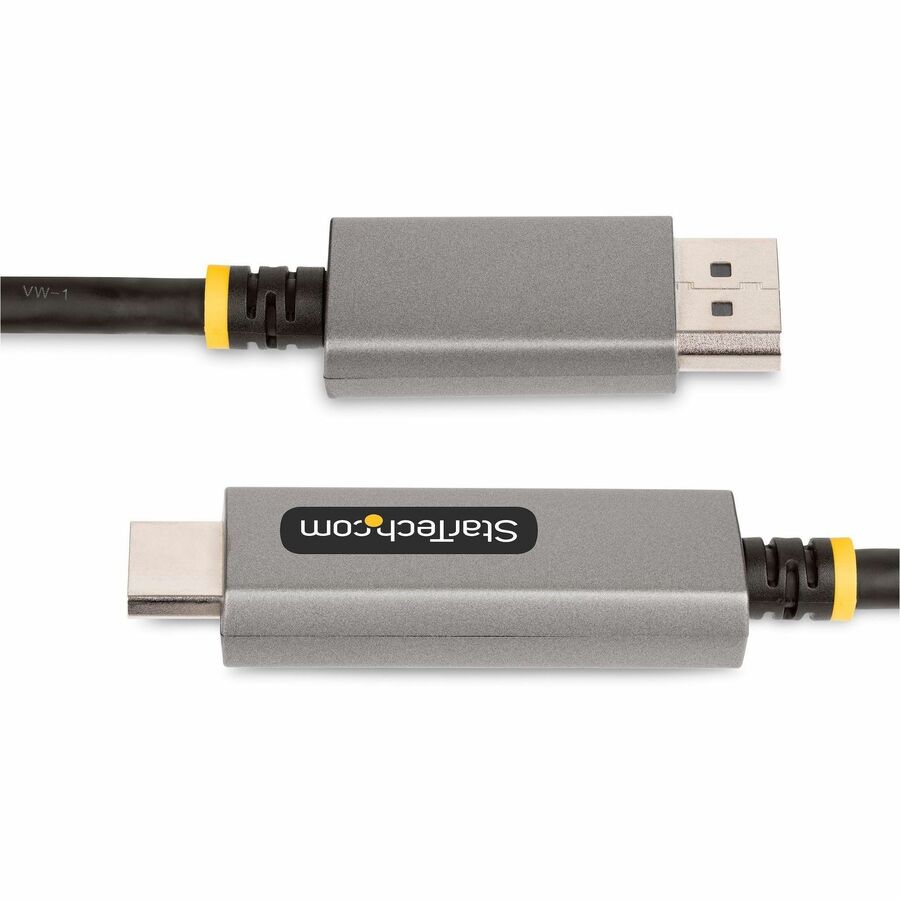 StarTech.com 6ft (2m) DisplayPort to HDMI Adapter Cable, 8K 60Hz, 4K 144Hz, HDR10, DP 1.4 to HDMI 2.1 Active Video Converter 133DISPLAYPORTHDMI21