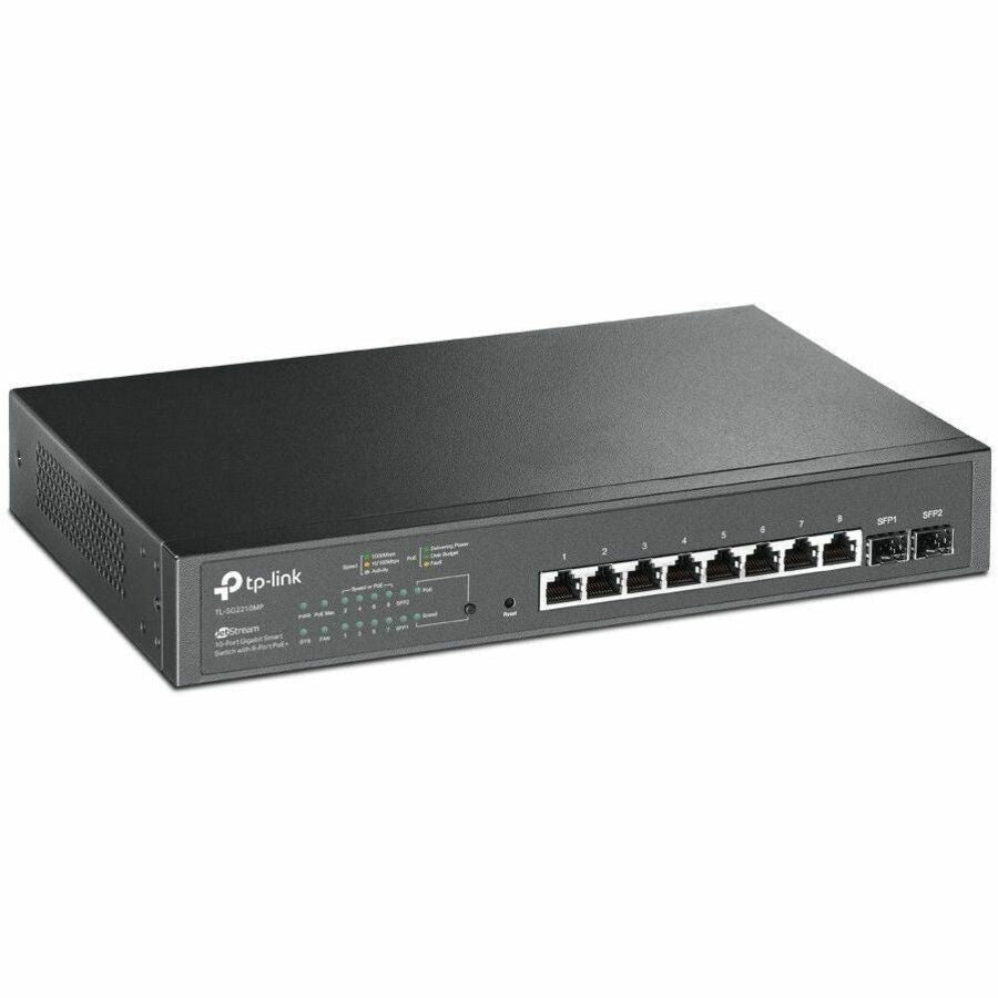 TP-Link JetStream 10-Port Gigabit Smart Switch with 8-Port PoE+ SG2210MP