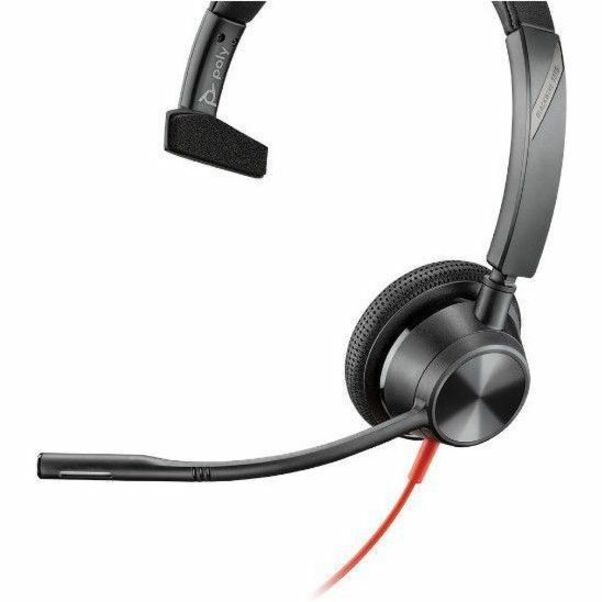 Poly Blackwire 3310 Monaural USB-C Headset +USBC/A Adapter 8X215AA