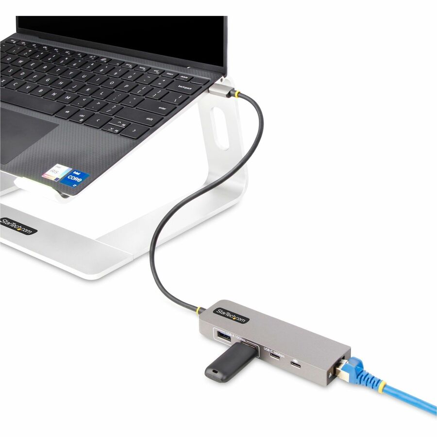 StarTech.com 3-Port USB-C Hub with 2.5 Gb Ethernet and 100W PD Passthrough - USB-C to 2x USB-A/1x USB-C, USB 3.2 10Gbps Type-C Adapter Hub 10G2A1C25EPD-USB-HUB