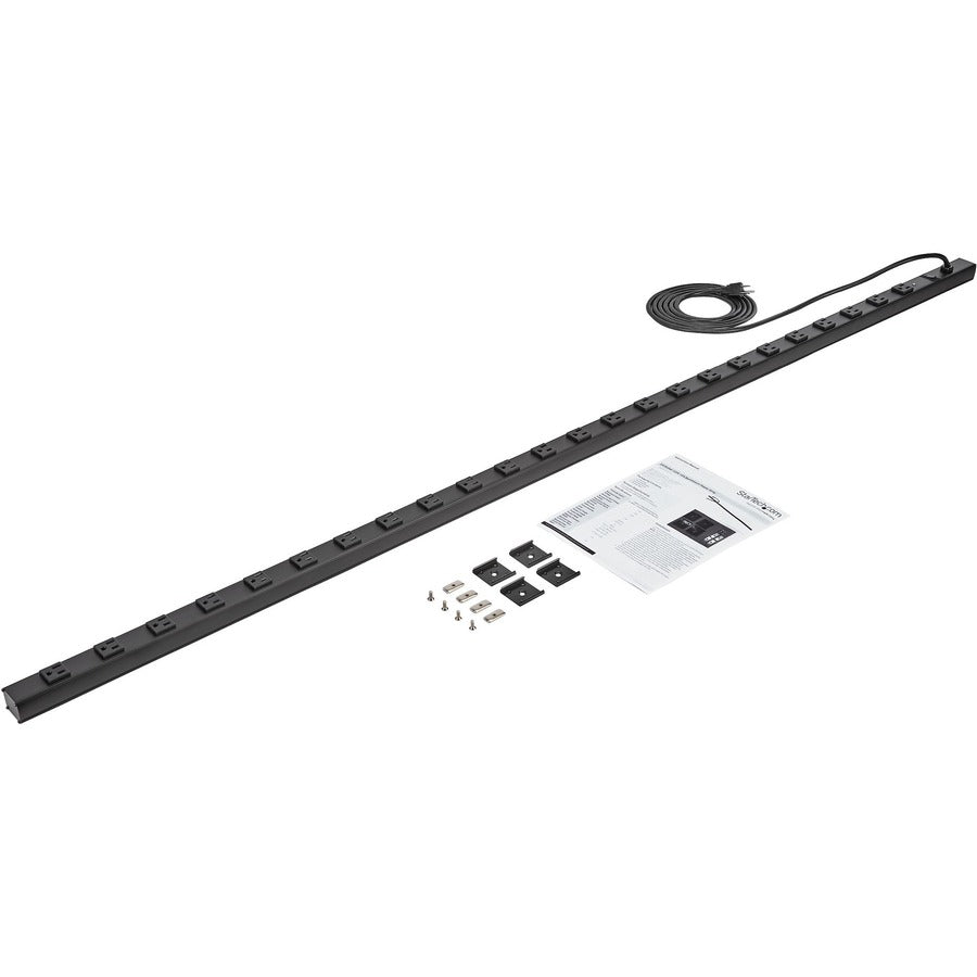 StarTech.com Server Rack PDU with 24 Outlets - Power Distribution Unit for 42U Racks or Cabinets - 0U RKPW247015